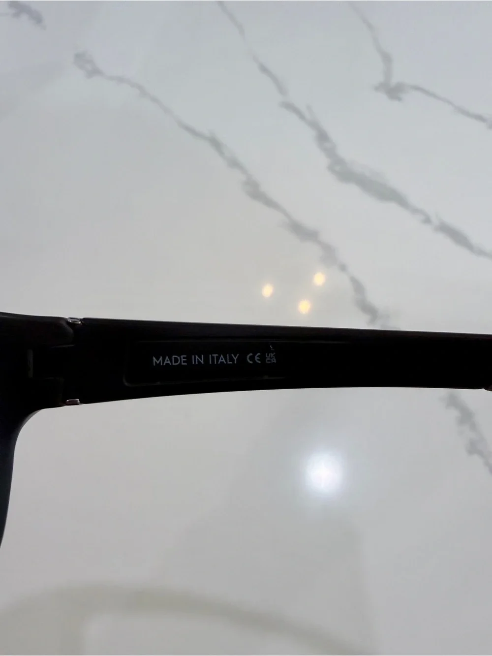 Vuarnet Black Sunglasses with White Case